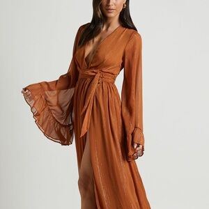 Showpo Dangerous Woman Maxi Dress Size 10